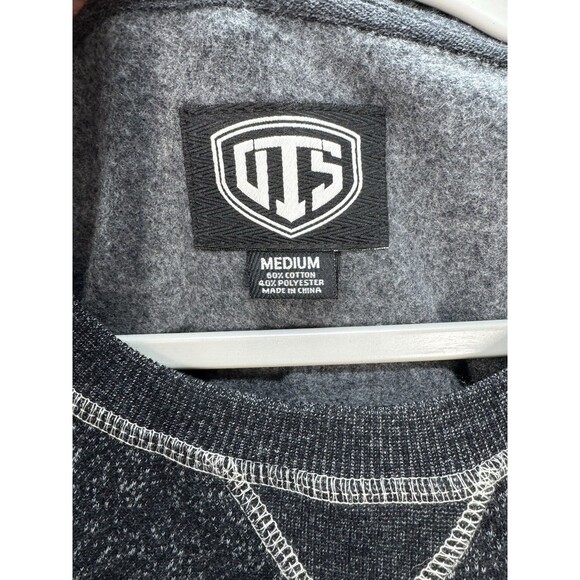 NFL Atlanta Falcons Pullover Sweatshirt Womens Medium Heather Black Gray Logo - Picture 4 of 8